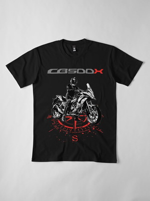 Camiseta honda cb 500x moto honda cb500x 2019 100% algodão