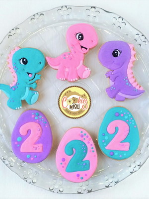 Biscoitos decorados - dinossauros (01)