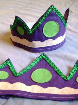 Coroa feltro princesa
