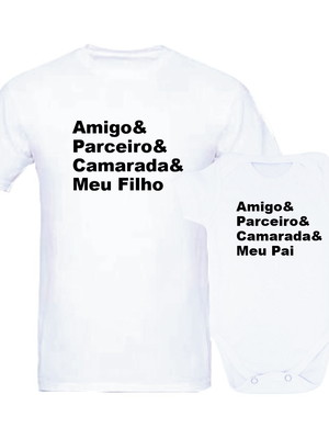 Kit tal pai tal filho filha -amigo, parceiro, camarada