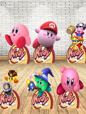 Kirby displays kit com 10 peças
