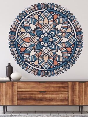Adesivo de parede mandala de 120cm - adesivo mandala