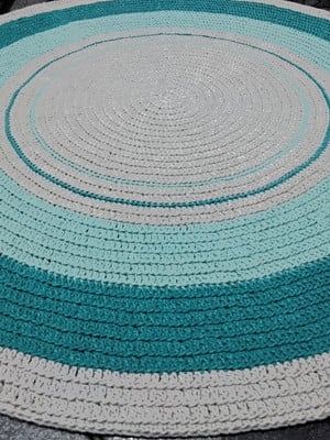 Tapete redondo croche