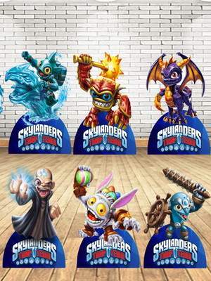 Skylanders displays kit com 10 peças