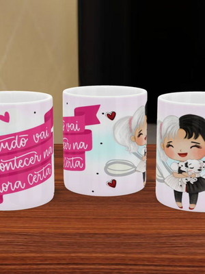 Caneca tudo vai acontecer na hora certa