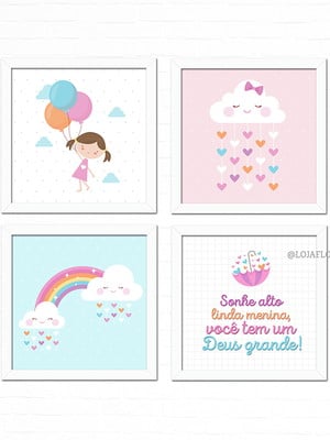 Quadros decorativos para meninas