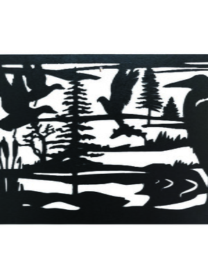 Quadro decorativo garças