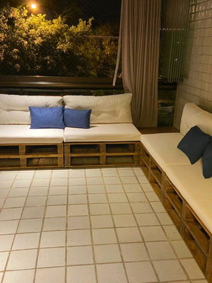 Sofá de pallets