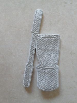 Patch bordado termocolante pilão