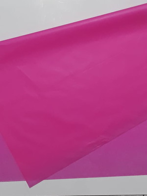 Papel de seda 50x70 cm pct c/100 un - rosa chiclete ac03
