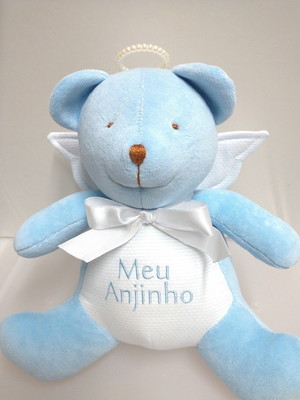 Pelúcia urso meu anjinho