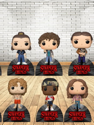 Funko pop stranger things displays kit com 10 peças