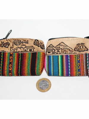 Porta moedas pequena peruana