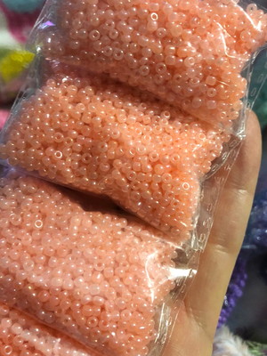 Miçanga salmão 2mm(30 gramas)