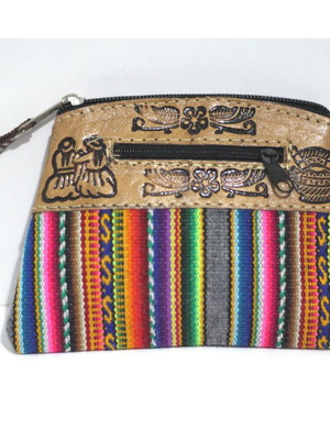 Porta moedas peruana