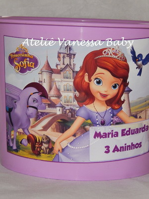 Balde princesinha sofia