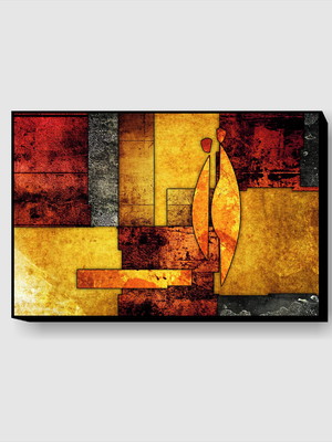 Quadro ilustração abstrata de pintura a óleo