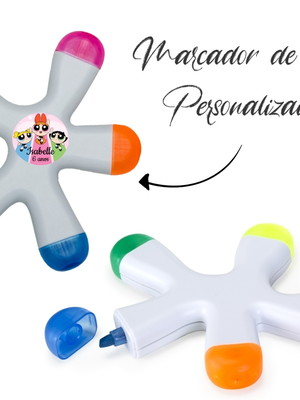 Marca texto splash personalizado infantil como desejar