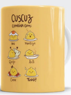 Caneca personalizada cuscuz
