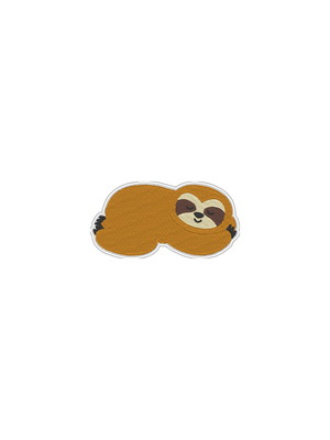 Patch bordado termocolante bicho preguiça - modelo1