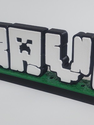 Logo personalizado minecraft (o preço varia com o nome)