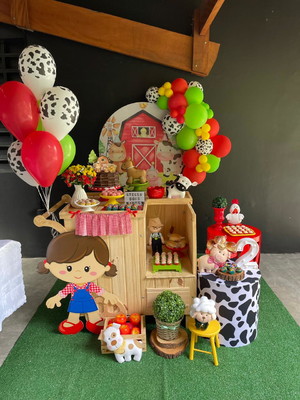 Pocket car fazendinha menina - locação