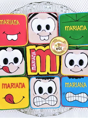 Biscoitos decorados - turma mônica (02)