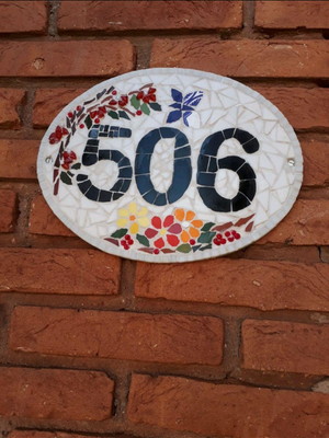 Placa numero externa