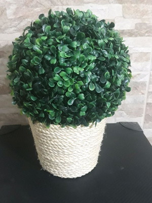 Arranjo planta buxinho artificial