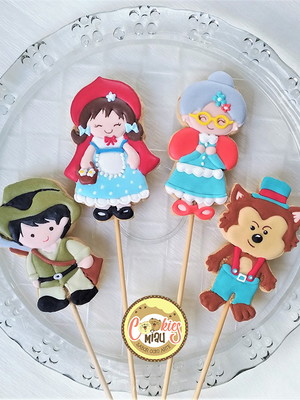 Biscoitos decorados - chapeuzinho vermelho (02)