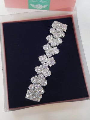 Tiara de noiva com zircônia sweet