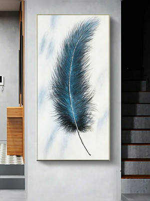 Quadro abstrato moderno pena