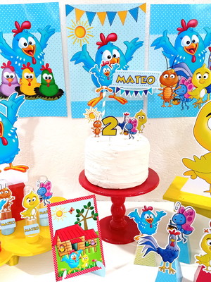 Kit só um bolinho galinha pintadinha