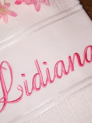 Toalha de banho personalizada