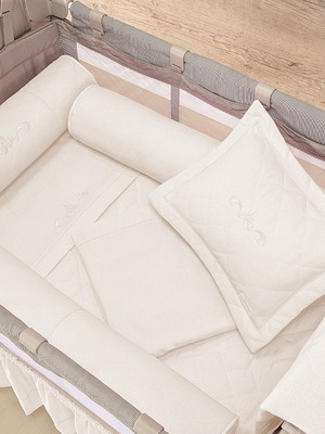 Kit camping desmontável c/jogo de lençol palha 6 peças