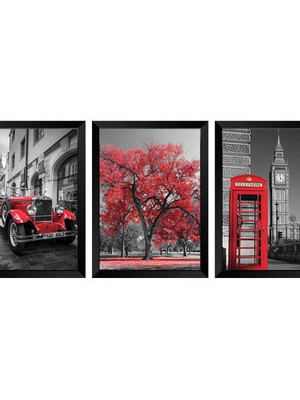 Quadros decorativo cidade preto e branco