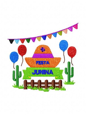 Matriz 2 tam festa junina matrizes bordado arraiá caipiras