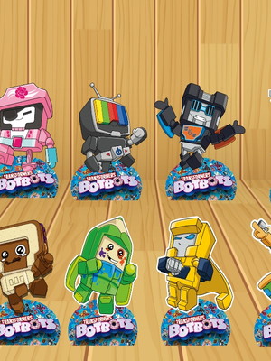 Bot bots, displays kit com 10 peças