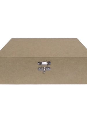 Caixa mdf com 6 divisórias cha003 - tamanho 26x17x8cm