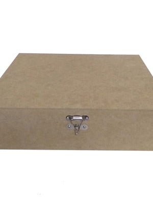 Caixa mdf com 12 divisórias cha005 - tamanho 30x23x8cm