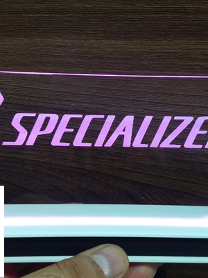 Luminária abajur de acrílico com led specialized