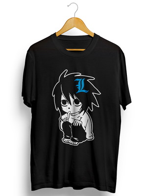 Camiseta l - death note
