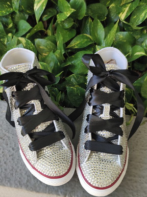 All star cano alto com cristais