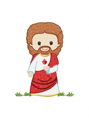 Matriz jesus 3 tam infantil matrizes bordado computadorizado