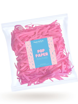 Palha de papel seda decorativa -50g (rosa)