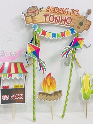 Topo de bolo junino
