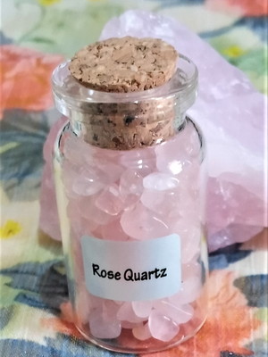 Amuleto quartzo rosa - amor incondicional - pedras roladas
