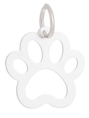 Pingente pet pata prata 925