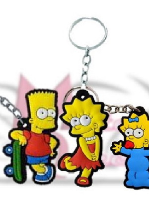2 chaveiros simpsons