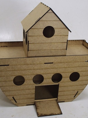 Arca noé decoração 60cm mdf